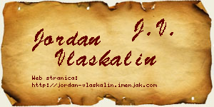 Jordan Vlaškalin vizit kartica